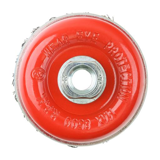 TIMCO Angle Grinder Cup Brush - Twisted Knot Steel Wire (80mm, Box of 1)