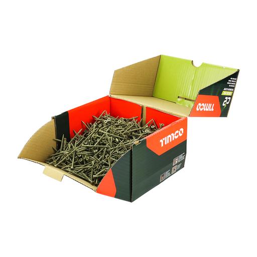 TIMCO C2 Deck-Fix - TX - Countersunk With Ribs - Twin-Cut - Green (4.5 x 65, Box of 1000)