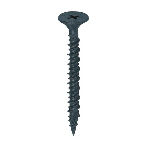 TIMCO Drywall Construction Timber Stud Cement Board Screws - PH - Countersunk Wafer - Twin-Cut - Exterior - Silver Organic (4.2 x 42, Box of 200)