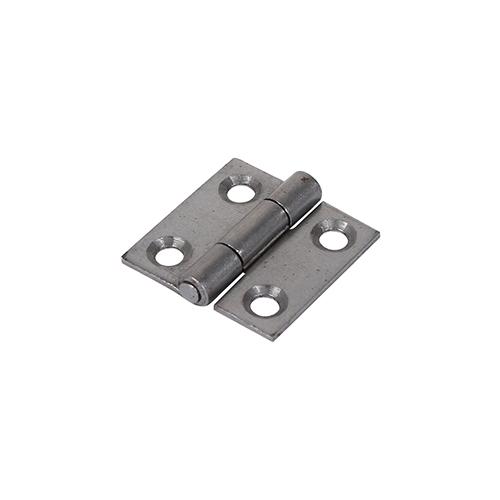TIMCO Plain Butt Hinge - Fixed Pin (1838) - Self Colour (25 x 25, Plain Bag of 1)