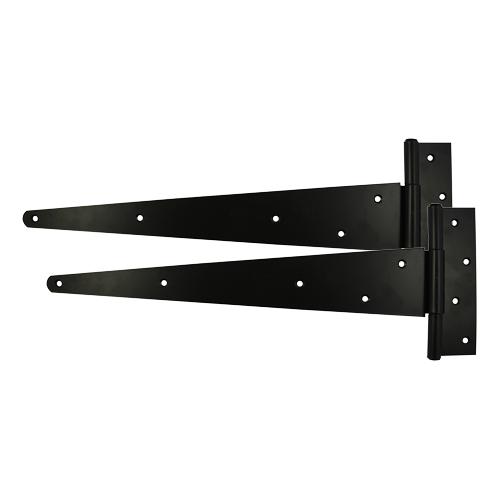 TIMCO Pair Of Strong Tee Hinges - Black (14, TIMbag of 1)