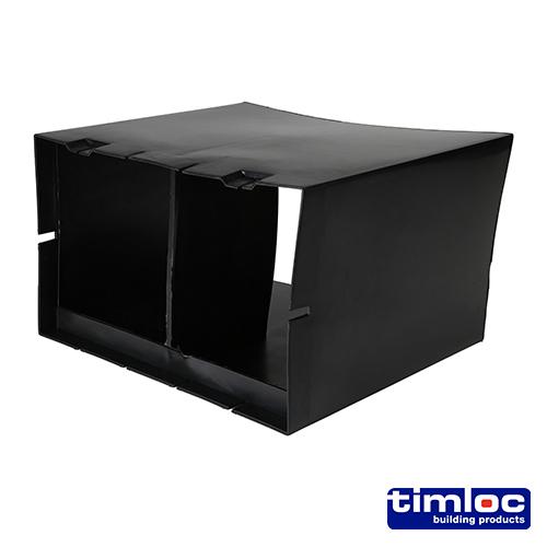 TIMCO Timloc Through-Wall Cavity Sleeve For Two Airbricks Stacked - 1202/2 (229 x 152, Unit of 1)