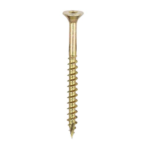 TIMCO C2 Clamp-Fix - TX - Double Countersunk With Ribs - Twin-Cut - Yellow (5.0 x 60, Box of 200)