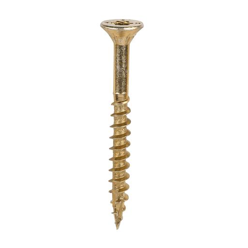 TIMCO C2 Clamp-Fix - TX - Double Countersunk With Ribs - Twin-Cut - Yellow (6.0 x 60, Box of 200)