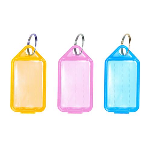 TIMCO Coloured Key Tags (Mixed Colours, TIMpac of 6)