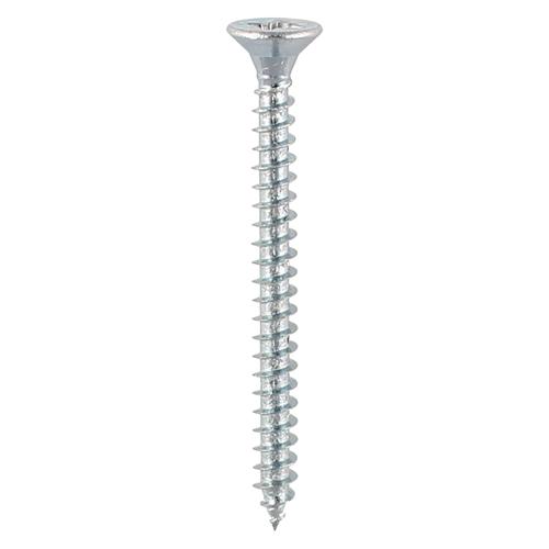 TIMCO Solo Chipboard & Woodscrews - PZ - Double Countersunk - Zinc (3.0 x 25, Box of 200)