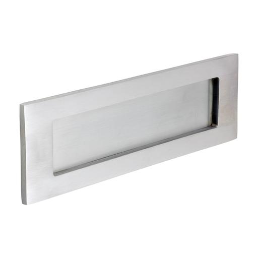 TIMCO Victorian Letter Plate - Satin Chrome (250 x 74, Box of 1)