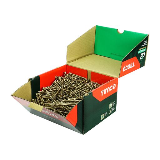 TIMCO C2 Strong-Fix - PZ - Double Countersunk - Twin-Cut - Yellow (5.0 x 70, Box of 1000)