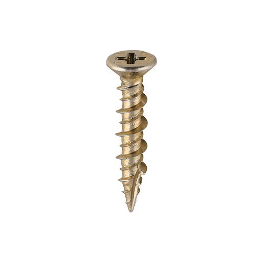 TIMCO Window Fabrication Screws - Countersunk - PH - High-Low Thread - Slash Point - Yellow (4.8 x 25, Box of 1000)