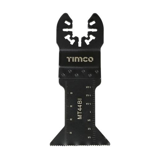 TIMCO Premium Multi-Tool Blades - Straight - For Wood/Metal (44mm, Blister Pack of 1)