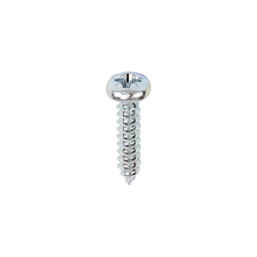 TIMCO Self-Tapping Screws - PZ - Pan - Zinc (6 x 5/8, Box of 200)