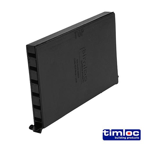 TIMCO Timloc Cavity Wall Weep Vent - Black - 1143Bl (65 x 10 x 100, Box of 50)