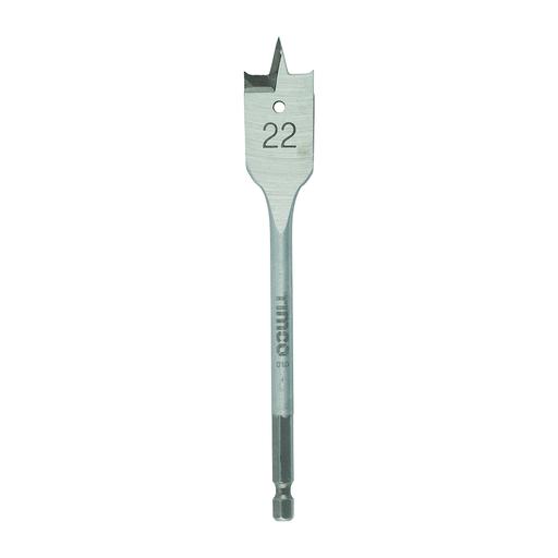 TIMCO Flat Wood Bit (22.0 x 152, Blister Pack of 1)