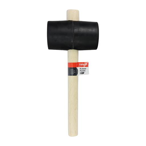 TIMCO Rubber Mallet - Black (32oz, Unit of 1)