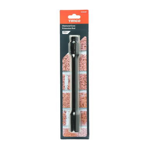 TIMCO Diamond Core Bsp Extension Rod (240mm, Blister Pack of 1)