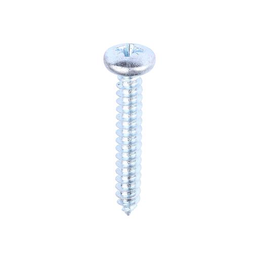 TIMCO Self-Tapping Screws - PZ - Pan - Zinc (10 x 1 1/4, Box of 200)