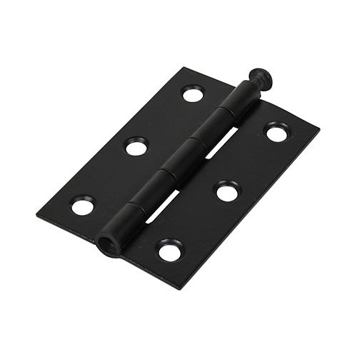 TIMCO Plain Butt Hinge - Loose Pin (1840) - Black (75 x 50, Plain Bag of 1)