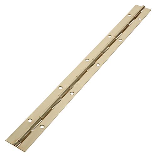 TIMCO Piano Hinge - Electro Brass (1800 x 25, Tube of 1)