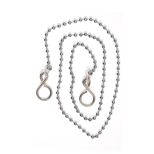 TIMCO Ball Link Chains - Bath - Chrome (18, TIMpac of 2)
