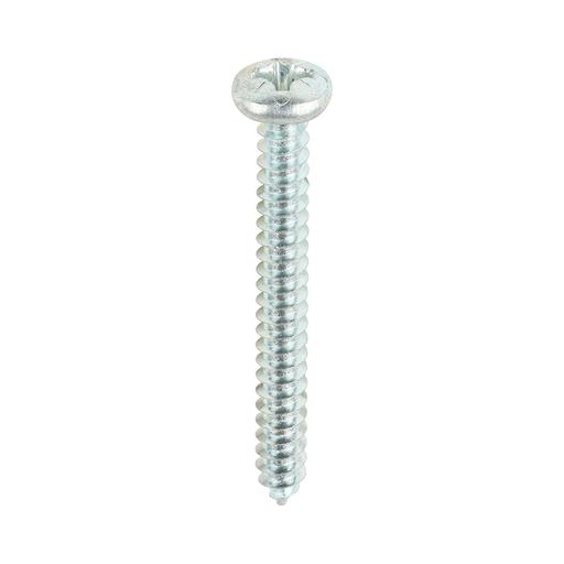 TIMCO Self-Tapping Screws - PZ - Pan - Zinc (8 x 1 1/2, Box of 200)