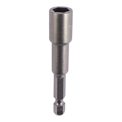 TIMCO Magnetic Socket Driver Bit - Hex (5/16 x 65, Blister Pack of 1)