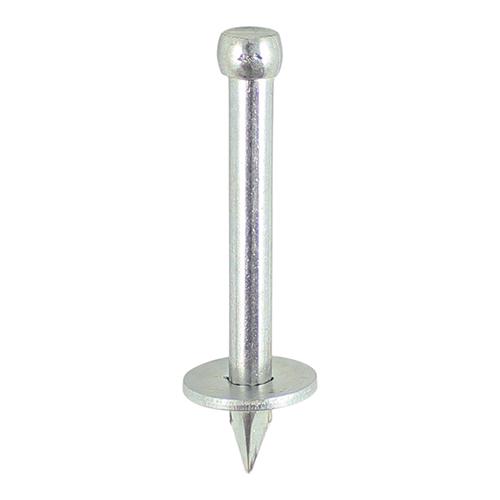 TIMCO Masonry Nails - Washered - Zinc (30 x 3.70, Box of 100)