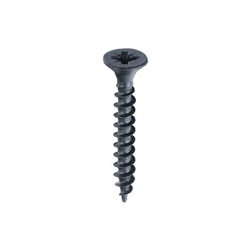 TIMCO Chipboard Screws - PZ - Double Countersunk - Exterior - Black Organic (4.0 x 30, TIMpac of 25)