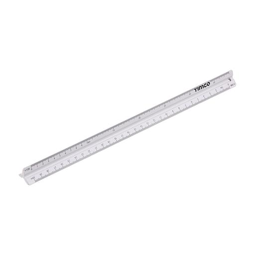 TIMCO Triangular Scale Ruler (300mm, Backing Card of 1)