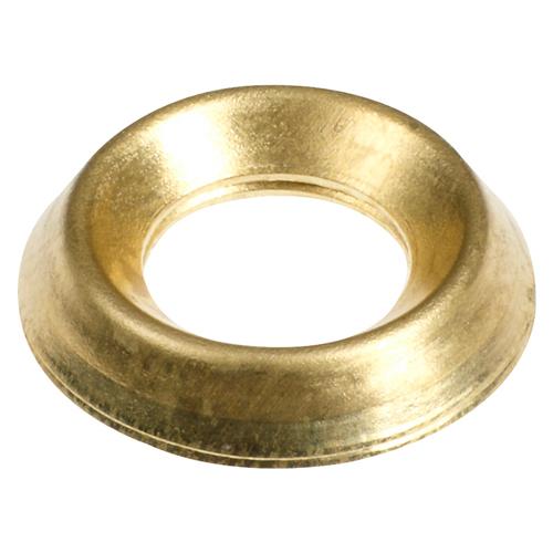 TIMCO Screw Cups - Electro Brass (To fit 6 Gauge Screws, TIMpac of 60)