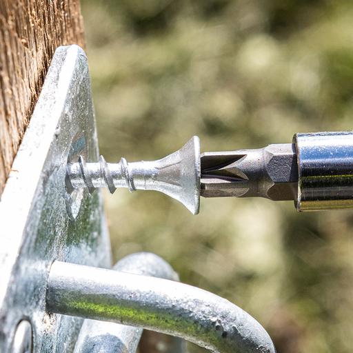 TIMco C2 Multi-Purpose Advanced Screws - PZ - Double Countersunk - Exterior - Silver 6.0x100mm