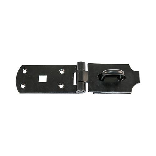 TIMCO Secure Bolt On Hasp & Staple - Heavy Duty - Black (10, Plain Bag of 1)