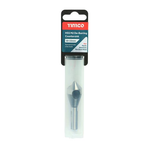 TIMCO De-Burring Countersink (10-15mm, Tube of 1)