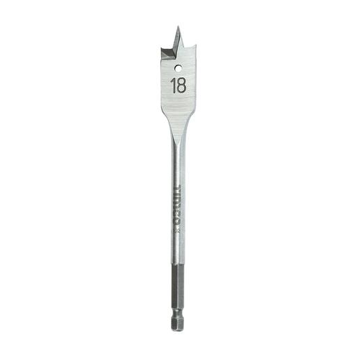 TIMCO Flat Wood Bit (18.0 x 152, Blister Pack of 1)