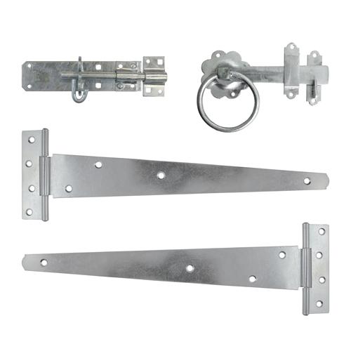 TIMCO Side Gate Kit - Ring Latch - Hot Dipped Galvanised (18, TIMbag of 1)