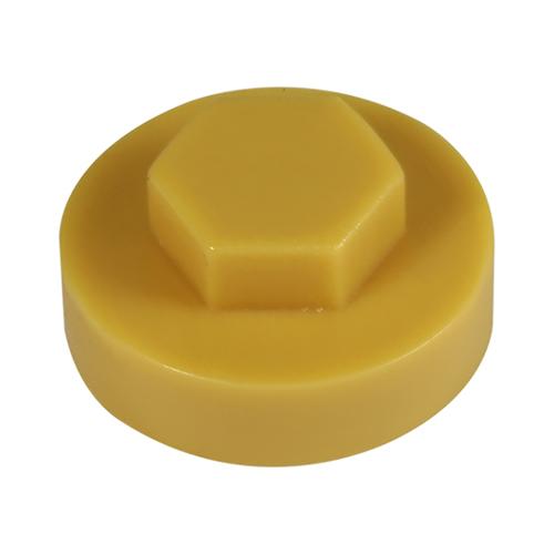 TIMCO Hex Head Cover Caps - Bamboo (16mm, Bag of 1000)