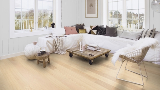 Boen Andante Ash Engineered Flooring, Brushed & Lacquered, 138x3.5x14mm