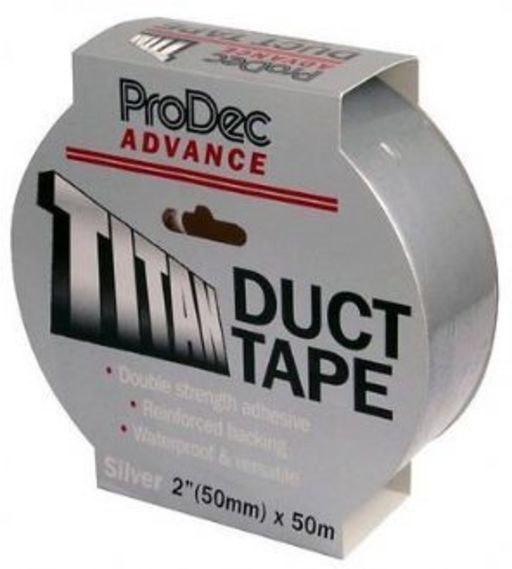 Titan HD Duct Tape, Silver, 2 inch