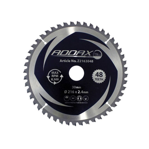 Addax TCT Mitre Sawblades, 48T, 216x30mm
