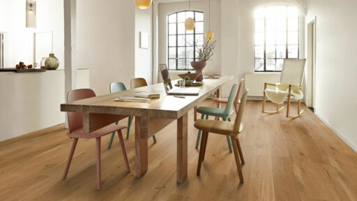 Boen Animoso Oak Engineered Flooring, Castle Plank, Brushed, Oiled, 14x209x2200mm