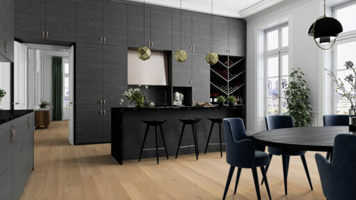 Boen Animoso Oak Engineered Flooring, Lacquered, Brushed, 138x3.5x14mm