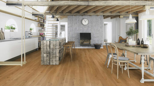 Boen Animoso Oak Engineered Flooring, Oiled, 138x3.5x14mm