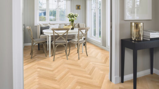 Boen Prestige Canadian Maple Parquet Flooring, Natural, Oiled, 70x10x470mm