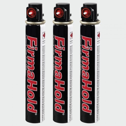 FirmaHold Nail & Gas, 2.8 x 63 mm, Angled Brads & Fuel Pack, FirmaGalvanized