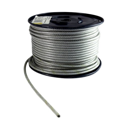 Wire Rope, 2 mm, Galvanised, 20 m