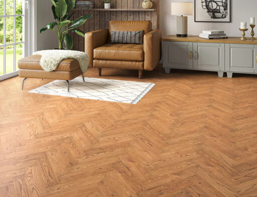 Rognan Engineered Oak Flooring, Herringbone, Rustic, Oiled, 80x20x350mm