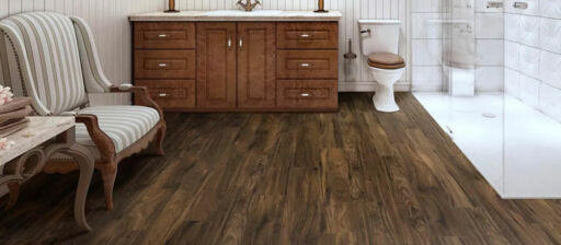 FirmFit Original Herringbone American Walnut Luxury Vinyl Flooring, 123x5x615mm