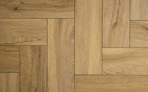 FirmFit Original Herringbone Natural Light Oak Luxury Vinyl Flooring, 123x5x615mm