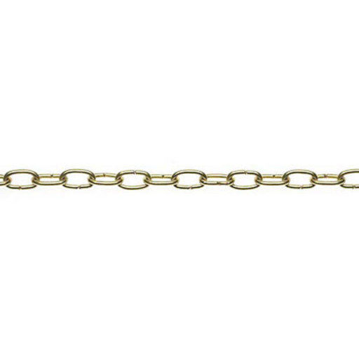 Clock Chain, 1.4mm, Steel Nickel Plated, 1m