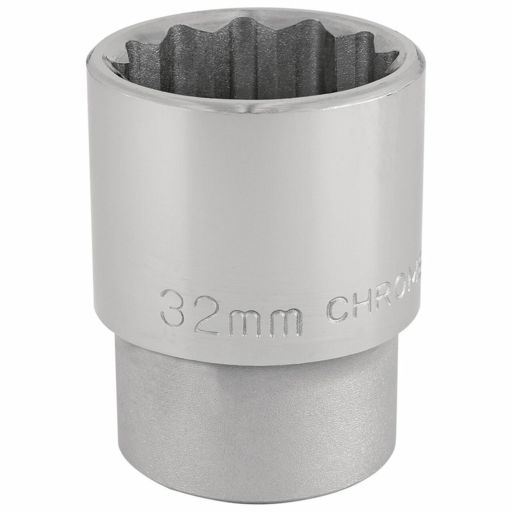 Draper HI-TORQ® 6 Point Deep Impact Socket, 3,4 Sq. Dr., 32mm
