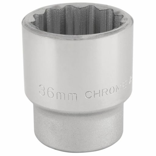 Draper 12 Point Socket, 3,4 Sq. Dr., 36mm